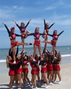 Cheerleading Pyramide